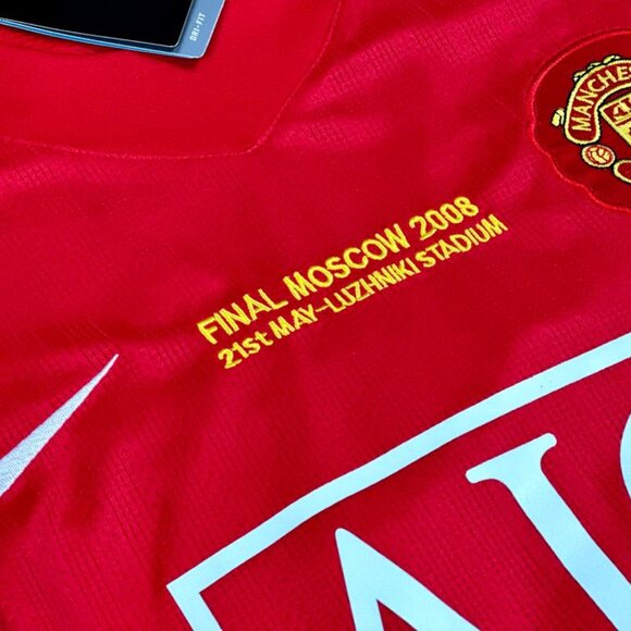 Nike Retro Cristiano Ronaldo Manchester United 2008 UCL Finals Jersey Size XL - Picture 8 of 12